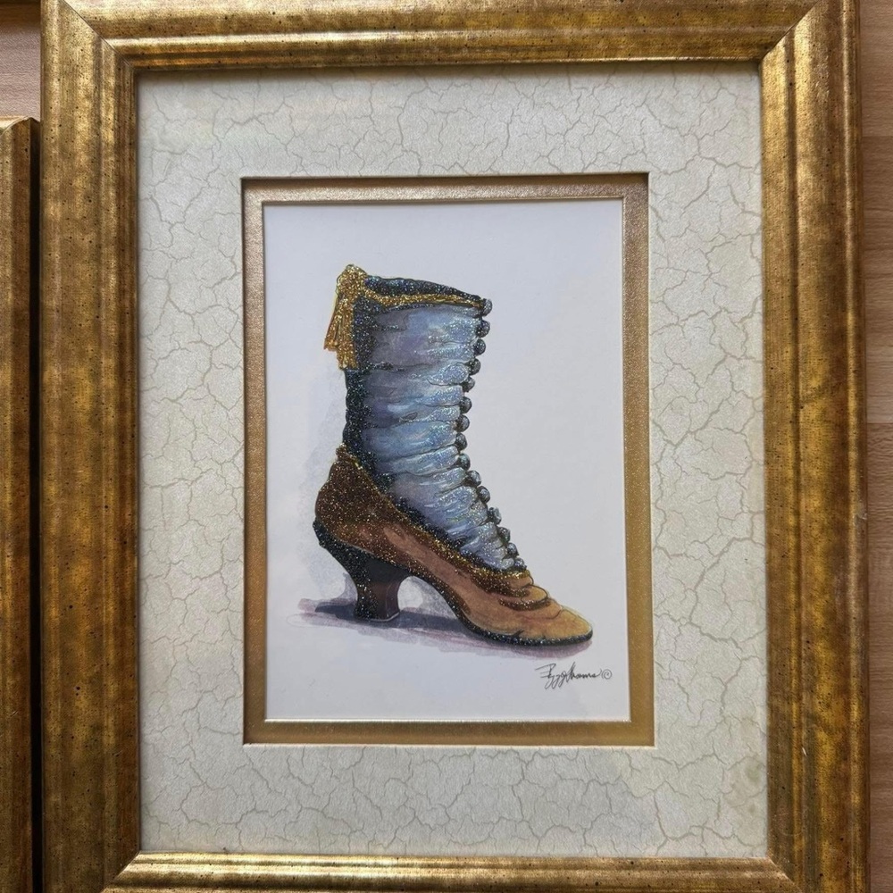 Three signed and framed prints